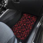 Rose Petals Pattern Print Front and Back Car Floor Mats