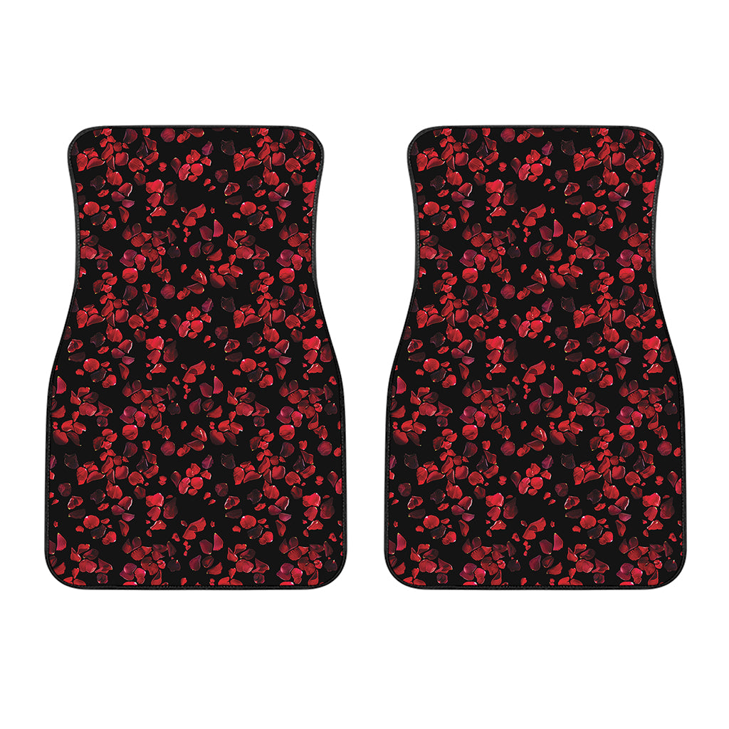 Rose Petals Pattern Print Front Car Floor Mats
