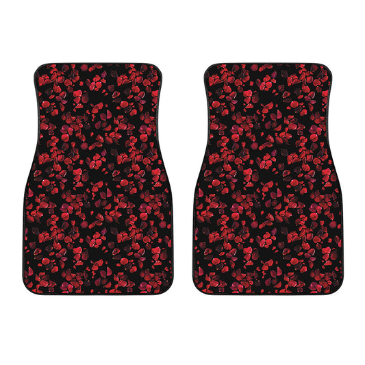 Rose Petals Pattern Print Front Car Floor Mats