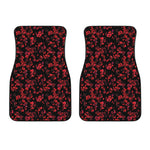 Rose Petals Pattern Print Front Car Floor Mats
