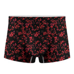 Rose Petals Pattern Print Men's Boxer Briefs