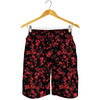 Rose Petals Pattern Print Men's Shorts