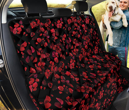 Rose Petals Pattern Print Pet Car Back Seat Cover