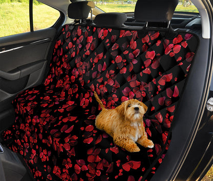 Rose Petals Pattern Print Pet Car Back Seat Cover