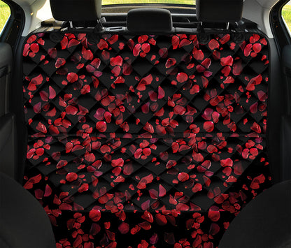 Rose Petals Pattern Print Pet Car Back Seat Cover