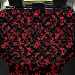 Rose Petals Pattern Print Pet Car Back Seat Cover