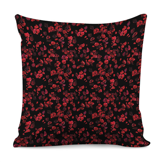 Rose Petals Pattern Print Pillow Cover