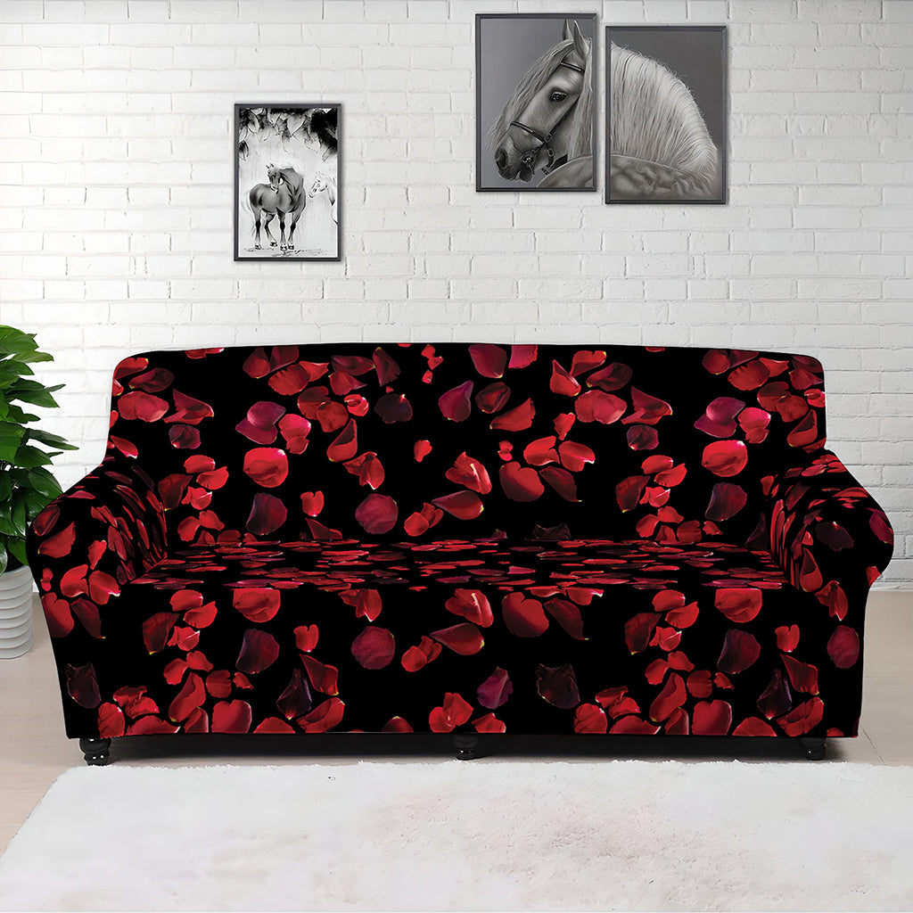 Rose Petals Pattern Print Sofa Cover