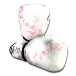 Rose Pink Marble Print Boxing Gloves