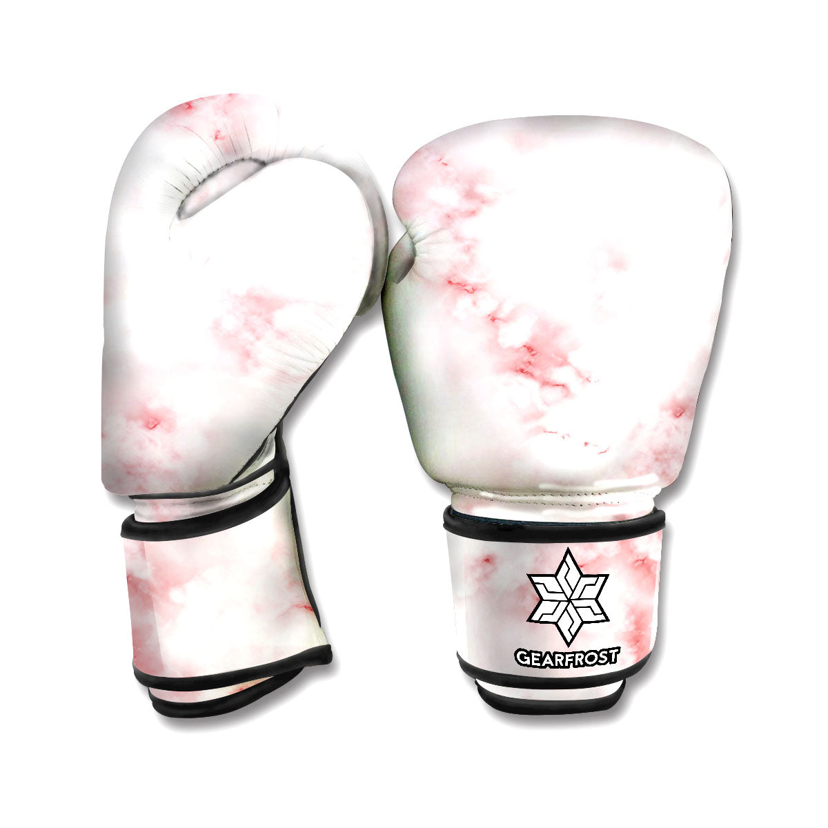 Rose Pink Marble Print Boxing Gloves