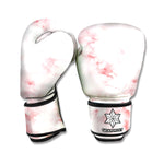Rose Pink Marble Print Boxing Gloves