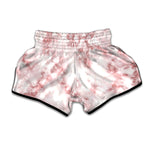 Rose Pink Marble Print Muay Thai Boxing Shorts