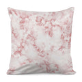 Rose Pink Marble Print Pillow Cover