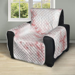 Rose Pink Marble Print Recliner Protector