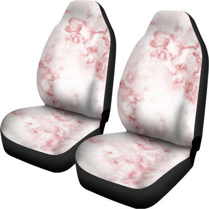 Rose Pink Marble Print Universal Fit Car Seat Covers