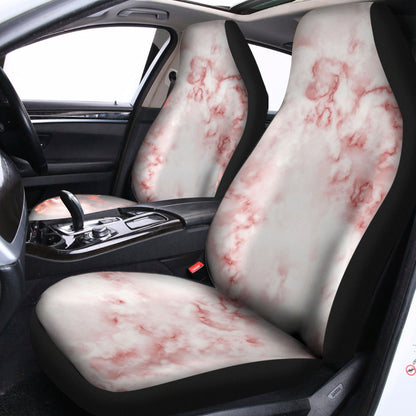 Rose Pink Marble Print Universal Fit Car Seat Covers