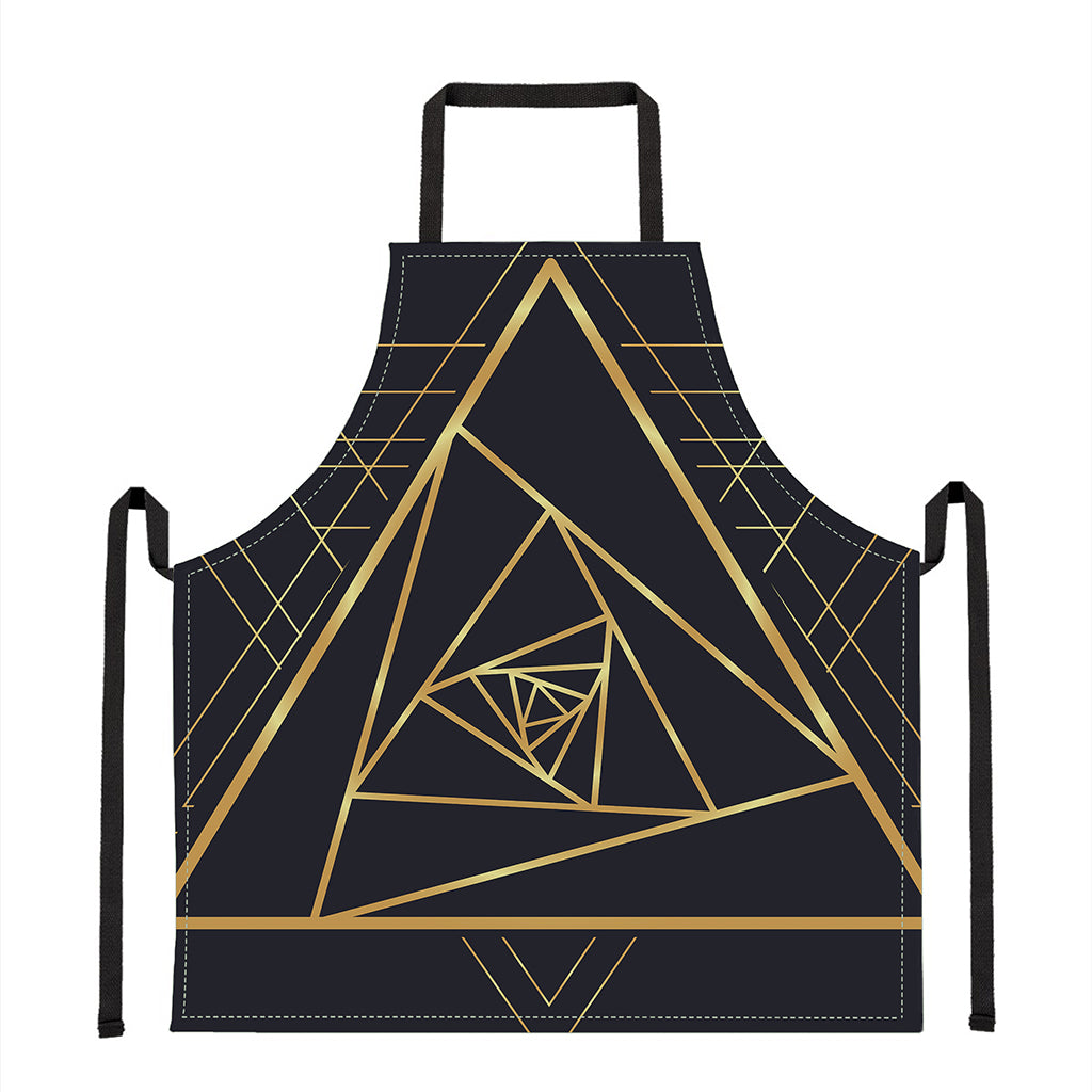 Rose Pyramid Print Apron