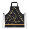 Rose Pyramid Print Apron