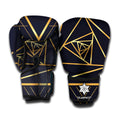 Rose Pyramid Print Boxing Gloves
