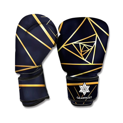 Rose Pyramid Print Boxing Gloves