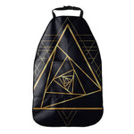 Rose Pyramid Print Car Seat Organizers