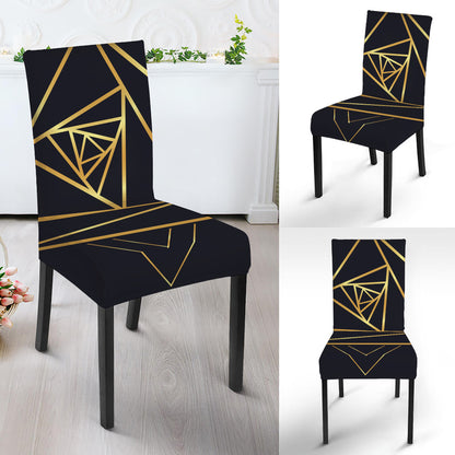 Rose Pyramid Print Dining Chair Slipcover