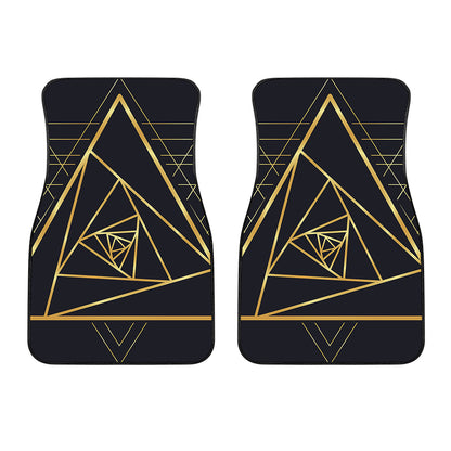 Rose Pyramid Print Front Car Floor Mats