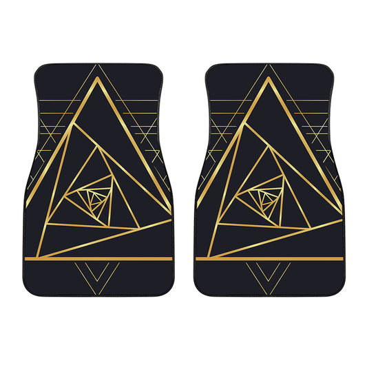 Rose Pyramid Print Front Car Floor Mats