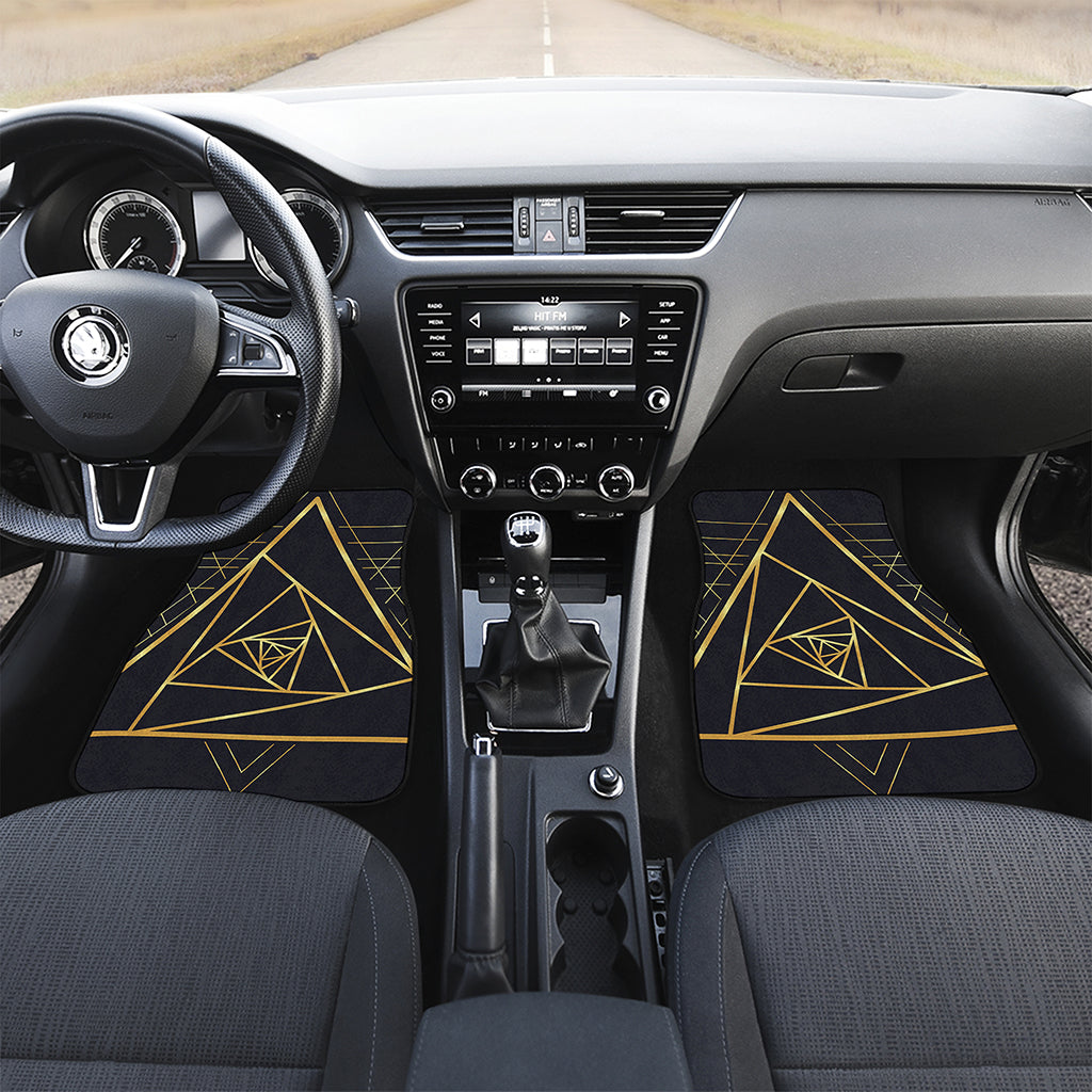 Rose Pyramid Print Front Car Floor Mats