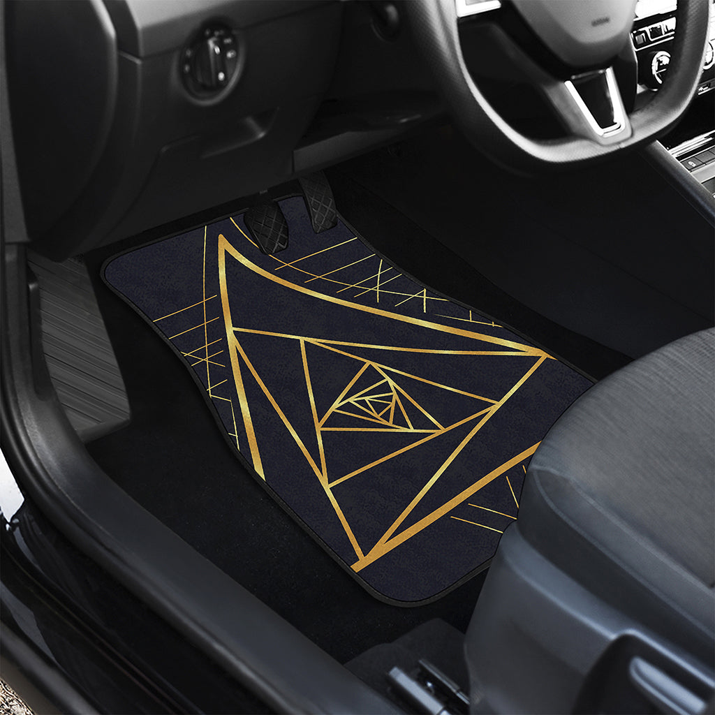 Rose Pyramid Print Front Car Floor Mats
