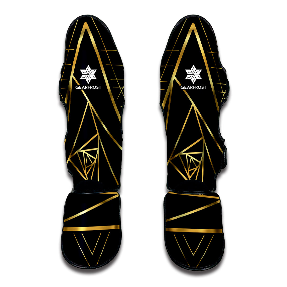 Rose Pyramid Print Muay Thai Shin Guard