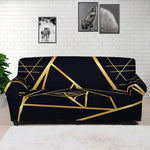 Rose Pyramid Print Sofa Cover