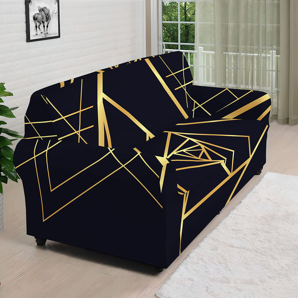 Rose Pyramid Print Sofa Cover