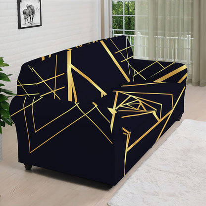 Rose Pyramid Print Sofa Cover