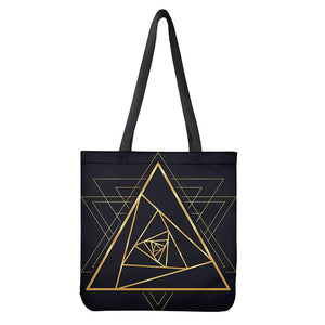 Rose Pyramid Print Tote Bag