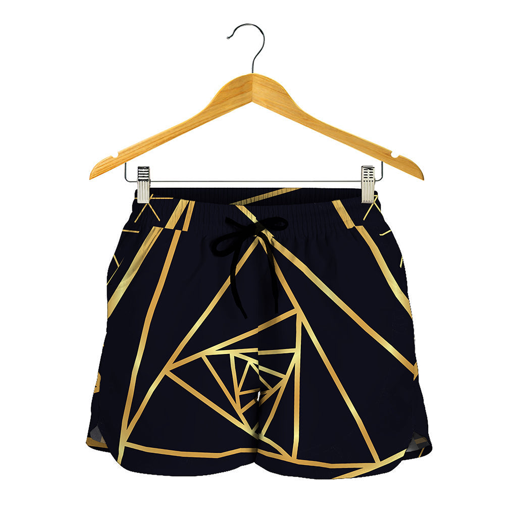 Rose Pyramid Print Women's Shorts