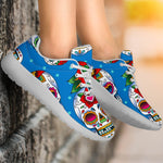 Rose Sugar Skull Pattern Print Sport Shoes GearFrost