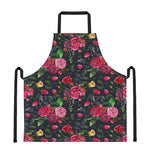 Roses Floral Flower Pattern Print Apron