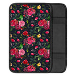 Roses Floral Flower Pattern Print Car Center Console Cover