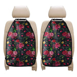 Roses Floral Flower Pattern Print Car Seat Organizers