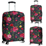 Roses Floral Flower Pattern Print Luggage Cover GearFrost