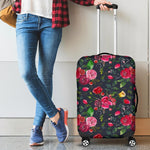 Roses Floral Flower Pattern Print Luggage Cover GearFrost