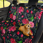 Roses Floral Flower Pattern Print Pet Car Back Seat Cover