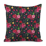 Roses Floral Flower Pattern Print Pillow Cover