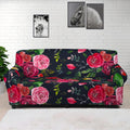 Roses Floral Flower Pattern Print Sofa Cover