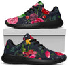 Roses Floral Flower Pattern Print Sport Shoes GearFrost