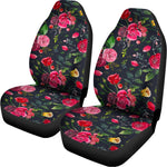 Roses Floral Flower Pattern Print Universal Fit Car Seat Covers