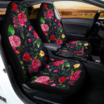 Roses Floral Flower Pattern Print Universal Fit Car Seat Covers