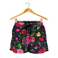 Roses Floral Flower Pattern Print Women's Shorts