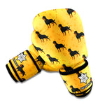 Rottweiler Dog Pattern Print Boxing Gloves
